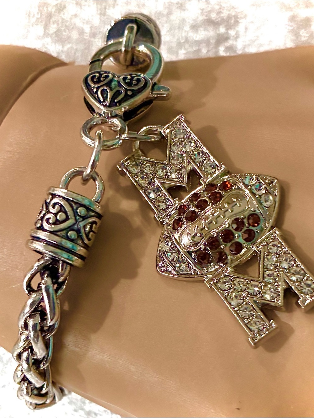 FOOTBALL MOM BLING BRACELET